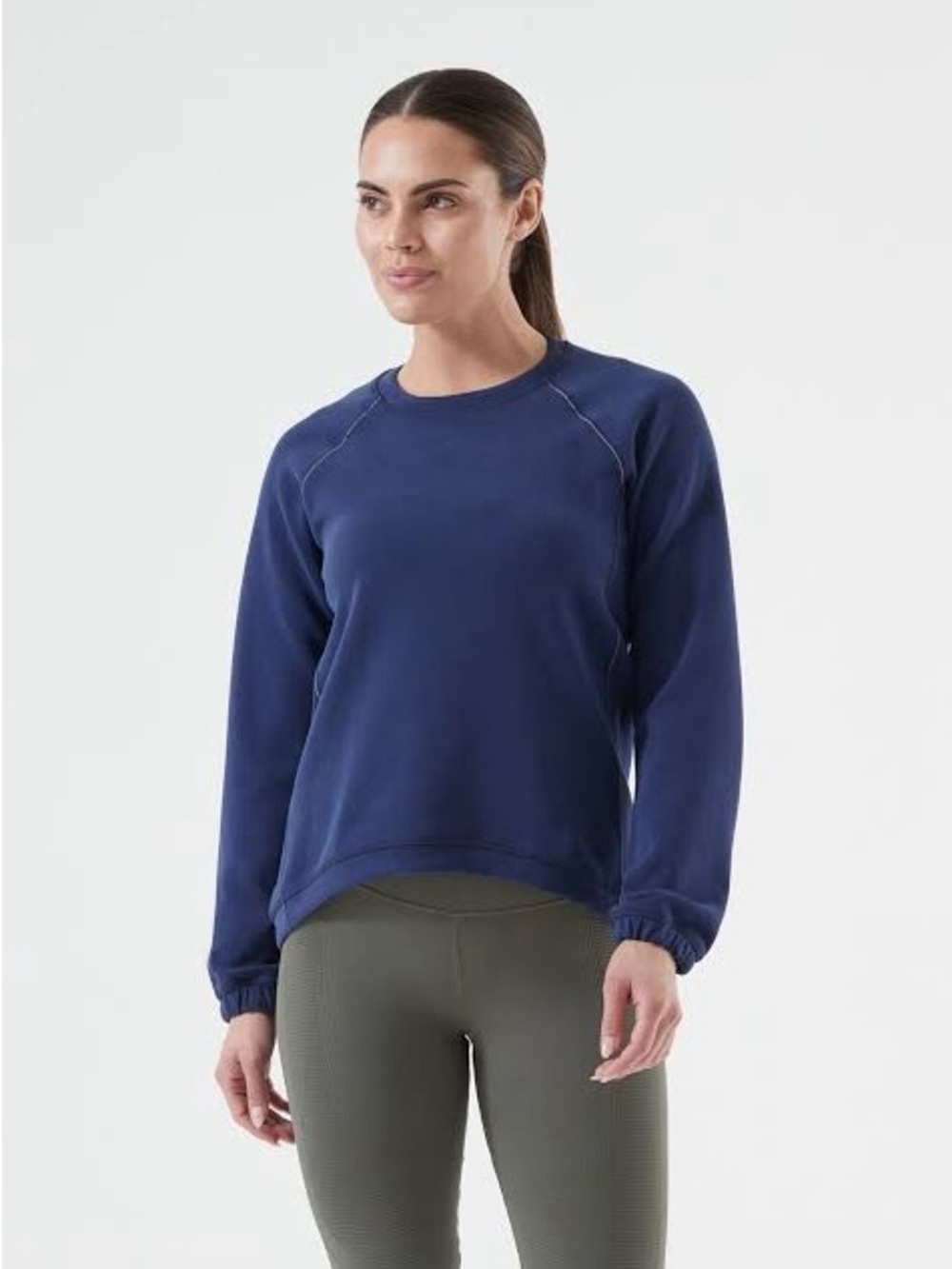 NUX Sleek Sweat Purple Long Sleeve Athletic Top